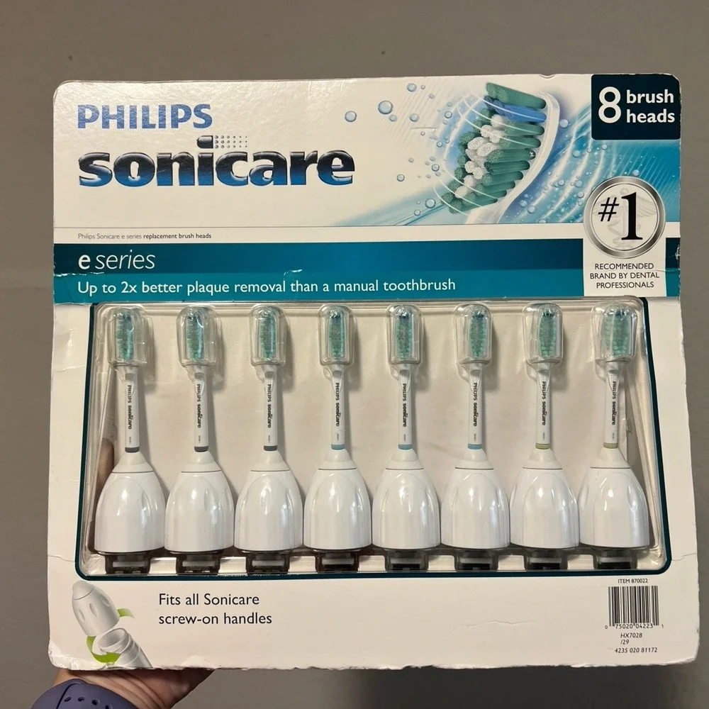 OEM Philips Sonicare E Series Toothbrush Replacement Brush Heads Set of 8 NEW